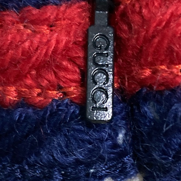 NWT GUCCI Ivory Cluny Lace Skirt with Navy/Red Web Waistband Sz EU 40 US 4 - Picture 6 of 13